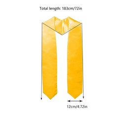 Class of 2024 Congrats Grad Sash Stole Graduation Decors Colorful Long Sash