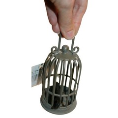 4in MINI CAGED RAT-2PACK-Fake Dead Pet Halloween Party Decoration Graveyard Prop