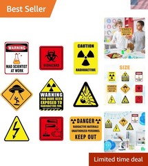 9PCS Vibrant Science Party Decorations – Mad Scientist Theme for Kids’ Birthdays