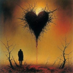 Valentines Day Sunset Into A Love Heart:14 Pictures horror Edition