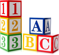 6 Pcs ABC 123 Decorations Back to School Party Decoration Cartoon Street Party D
