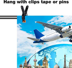 Fabric Global Travel Backdrop Airplane Map Travel Themed Birthday Party Decorati