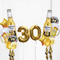 12Pcs Corona Beer Mug Themed Party Supplies, Men Women Boys Girls Birthday Party