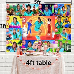 Danny Go Backdrop Kids Birthday Party Decoration Banner Background Vinyl 5x3ft