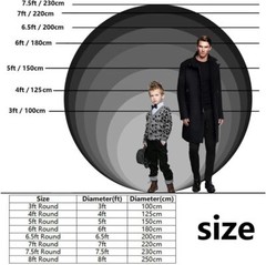 Round Panel Spiderman Backdrop Cover Spidey Birthday Party Photo Background Prop
