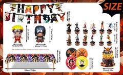 Naruto Party Decorations Naruto Birthday Balloons Banner Cake Toppers Tablecloth