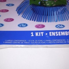 Blue’s Clues Party Set Nickelodeon Tablecloth Table Decoration Kit 3 Piece Cente