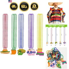 Fiesta Beaded Necklaces 20pcs Cinco De Mayo Party Favors Mexican Celebration …