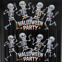 Foil Curtain Backdrop for Birthday Party | Metallic Tinsel Photo Booth Props for