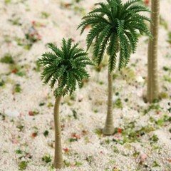 15X 1:65~1:150 Gauge Model Coconut Palm Trees HO N Scale Scenery House Home Deco