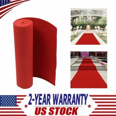 360gsm Red Carpet Runner for Party Runway Aisle for Wedding Banquets Prom Decor