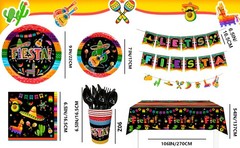 Fiesta Party Decorations Mexican Party Supplies Cinco De Mayo Tableware Plates