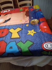Mario Happy Birthday Tapestry Backdrop Banner 70 X 47 Inches Party Supplies