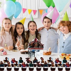 Stranger Things Cake Topper Birthday Decorations 25pc TV Show Party Supplies