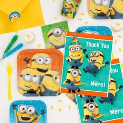 Unique Despicable Me Thank You Note Cards – 5.5″ x 4″, 8 Pcs