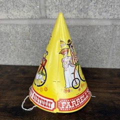 Farrells Ice Cream Parlor Kids Birthday Party Hat Vintage Zoo Party Hat 1970s