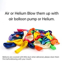 Rubfac 120Pcs Balloons For Birthday Baby Shower Graduation Anniversary Wedding