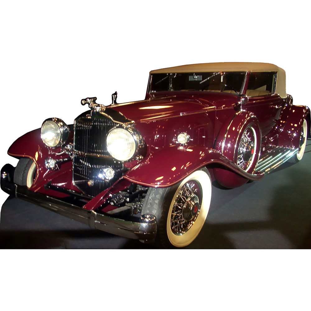 H20235 Red Packard Car 1931 Classic Car Vintage Cardboard Cutout Standup