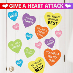 120 Pieces Heart Cutouts Paper Heart Cutouts Paper Hearts 4 Size Large Heart Pap