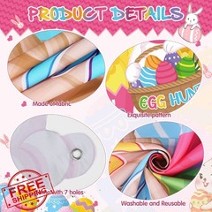 WovWeave Easter Face Hole Banner Backdrop
