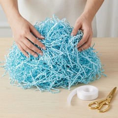 Crepe Paper Filler Shredded Gift Packaging Packing Crinkle Cut Decorative