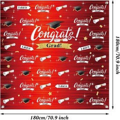 70.9” Durable Graduation Photography Background – Perfect for Any Celebration