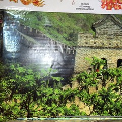Asian Great Wall Of China Mural Decorations Insta-View 1 Pc 5ft Party Supply