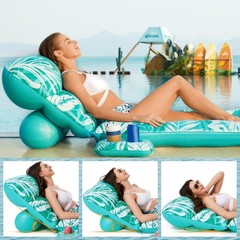 Jasonwell Inflatable Pool Float Adult – Pool Floaties Lounger Floats Floating…
