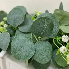 Artificial Eucalyptus Garland 4 Pack, Faux Eucalyptus Greenery Garland 6 ft,