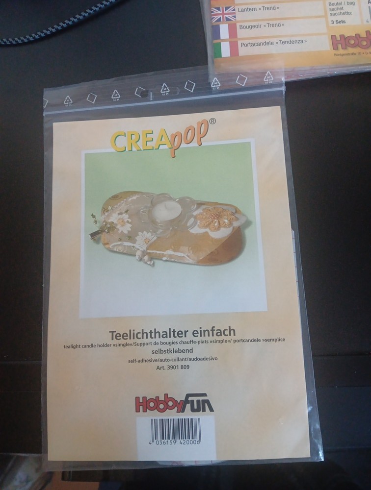 CREA POP CANDLE HOLDER FOR SCRAPBOOKING ETC NEW