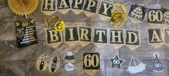 60th birthday party decorations