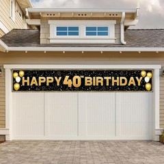 40th Birthday Decorations for Men & Women – Extra Large 6ft 40th birthday