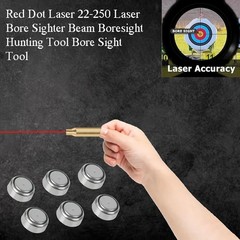 GOTICAL Red Dot Laser 22-250 Laser Bore Sighter Beam Boresight Hunting Tool B…