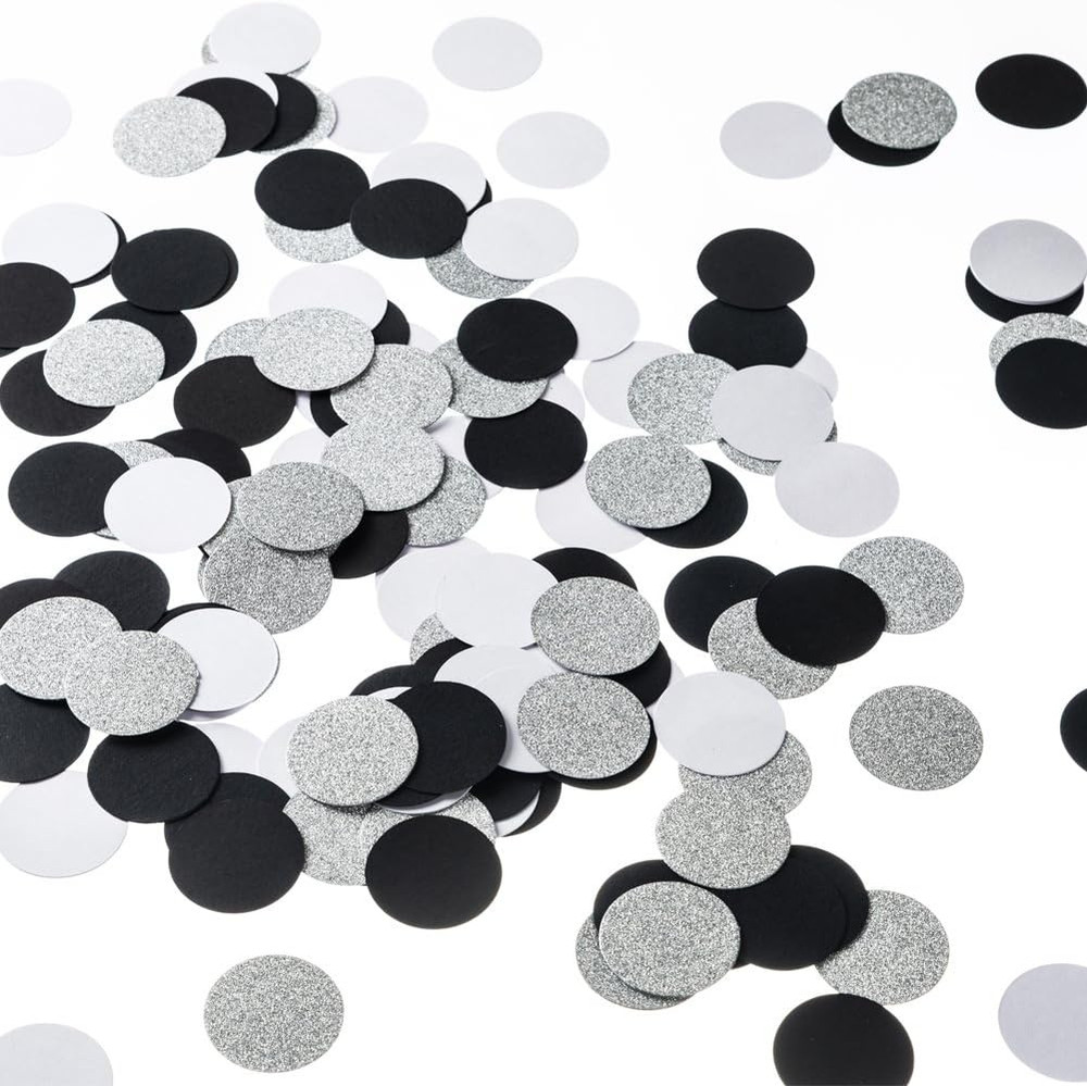Glitter Paper Circle Dots Confetti Wedding Birthday Theme Party Table Decoration