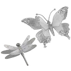 Christmas Celebration Hanging Decoration Butterfly Dragonflies Plastic Holiday