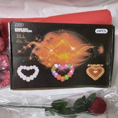 Vercraft I love You proposal petals LED tea light up letters heart balloons kit