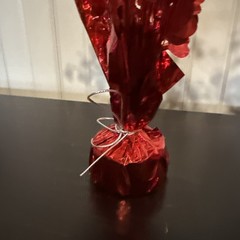 Valentine’s Day – Red – Love – Shiny Hearts Party Decor Balloon Weights 12”