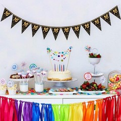 DIY Adjustable Ribbon Tassel Garland – 7 Color Hanging Decoration for Any Party