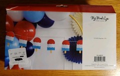 My Mind’s Eye July 4th 5 Ft. Felt Ice Pop Puffy Popsicles (12ct) Felt Banner