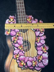 Beistle Co. Hawaiian Lei Guitar Die Cut Decor Luau Vintage 1979 21”