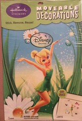 Disney Fairies Tinker Bell Moveable Decorations-Large Reusable Stickers