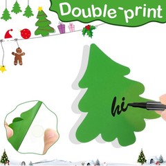 Christmas Tree Cutouts Classroom Bulletin Board Decoration Paper Green 100 PCS