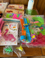 Dinosaur Birthday Party Lot Assorted Accessories Multicolor