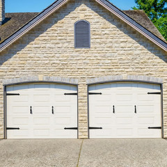 Magnetic Garage Door Hardware Kit 8 Hinges 4 Handles Black 2-Car Decorative