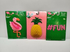 Hawaiian Luau Tropical Theme Party Lot of 3 Foil Balloon Pineapple #Fun Flamingo