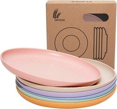 DAPIPIK 6 PACK 6 Inches wheat 6inch, Green, Yellow, Pink, Blue, Purple, Beige