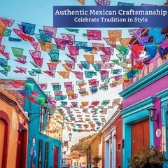 Mexican Party Banners (5 Pack with 10 Plastic Flags per Banner) – Papel Picad…