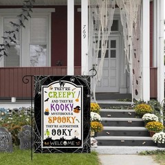Weather-Resistant Halloween Garden Flag – Perfect for Parties & Porches 12×18