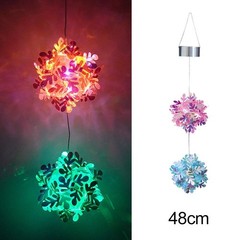 Solar Powered Waterproof Hanging Balls LED Lights for Outdoor Patio Decor