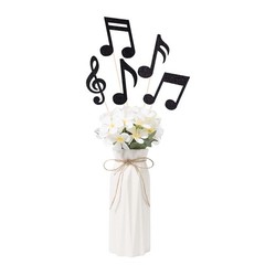 Music Notes Centerpieces 10 PCS Black Party Decorations for Music Theme Event